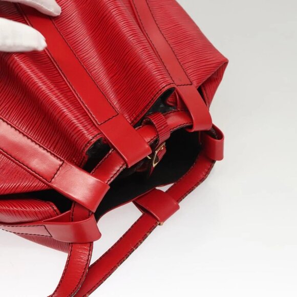 LOUIS VUITTON Epi Randonnee GM Shoulder Bag Red M43087 LV Auth 117765 - Picture 8 of 16